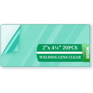 20Pcs of 2" x 4.25" Universal Welding Helmet Hood Replacement Clear Lens Cover 2x4 1/4 optical grade Premium Quality Clear Plastic Cover Lenses