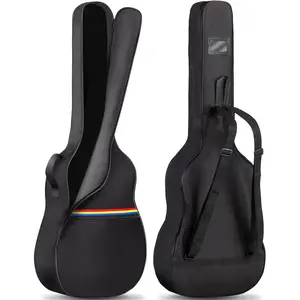 Acoustic Guitar Cover Gig Bag for Acoustic Classical Guitars Black, 41 Inch, Red, Yellow and Blue