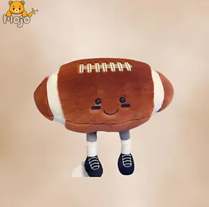 Soccer Doll Toys with feet, Creative Football-shaped Decorative Cushion, Plush Toy & Football Pillow Gift for Boys & Girls, Sports Ball Design Plush Toy, 1 Count Soft Football, Stuffed Plush toy for Boys and Girls, Football Warmies