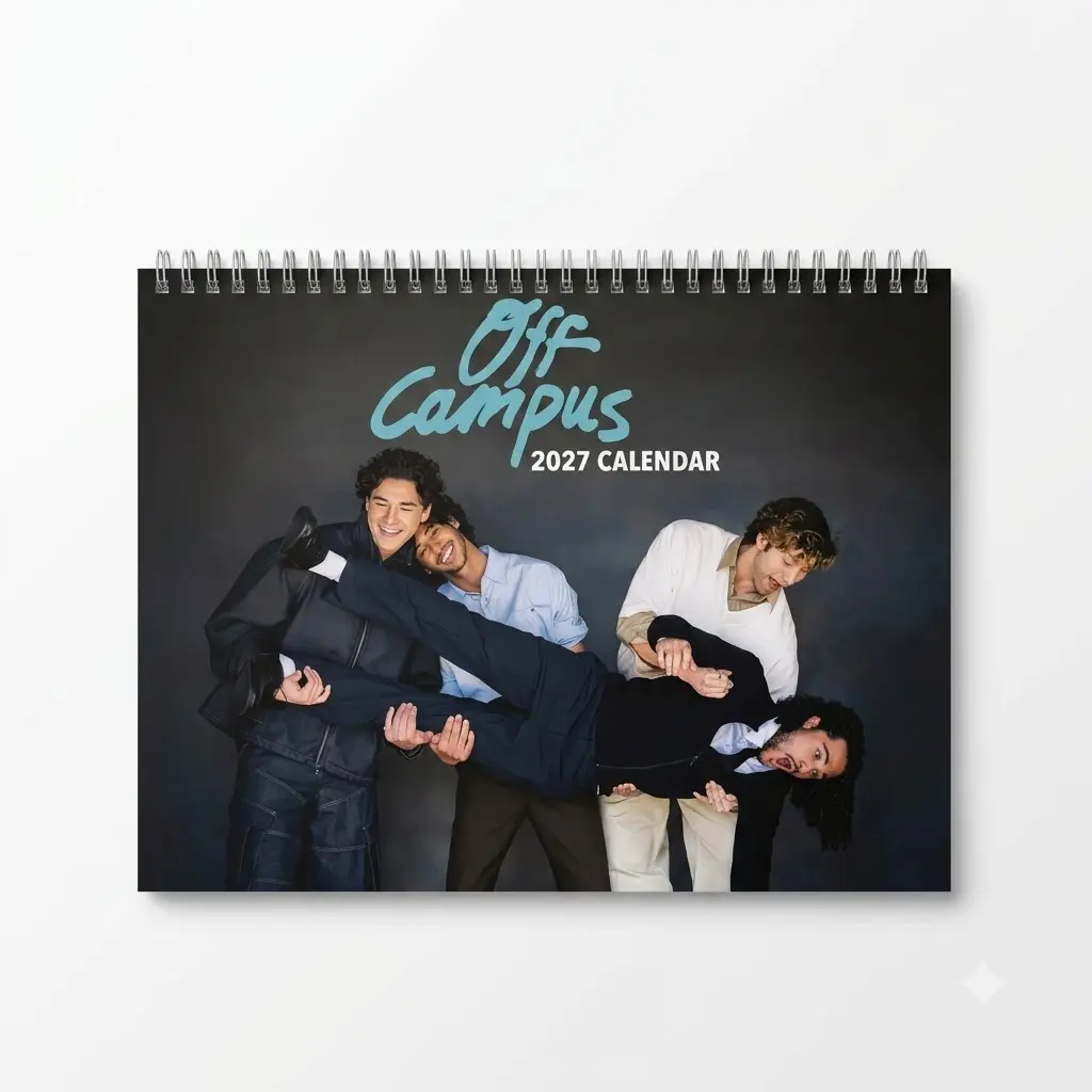 Off Campus 2027 Calendar, Wall Calendar, Unique Holiday Gift