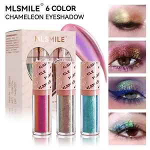 Color Changing Shimmering Eyeshadow Stick, 3 Counts/box Long Lasting Glitter Liquid Eyeshadow, Sparkling Metallic Eye Makeup Products Glam Pack Glitter for All Occasions