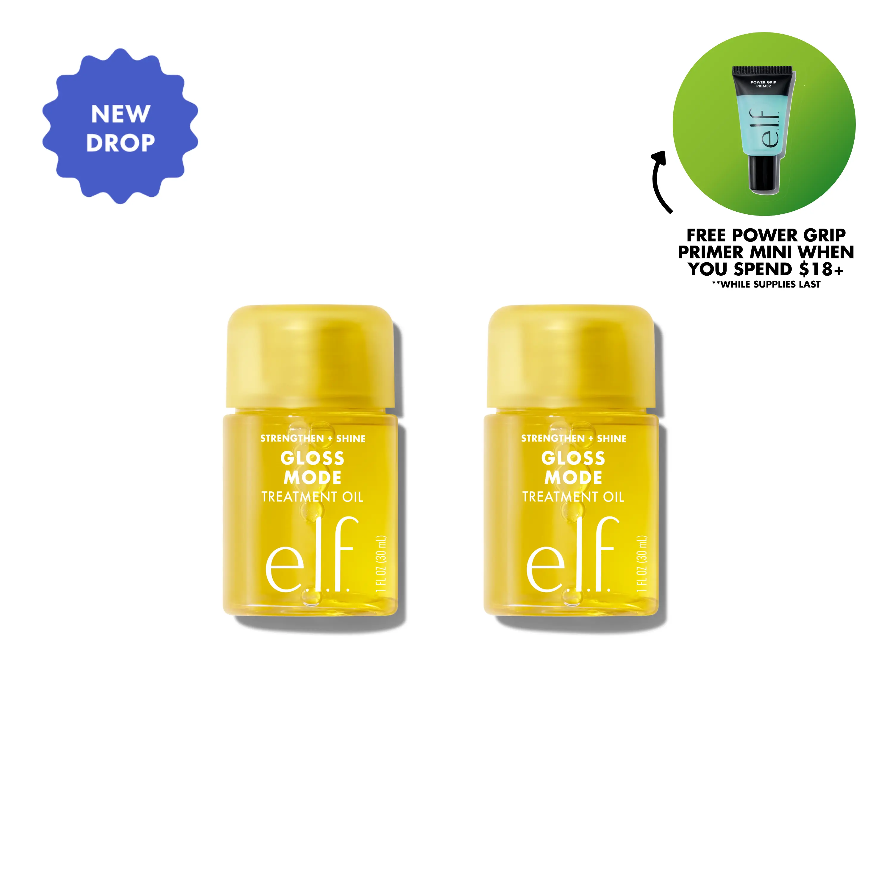 Gloss Mode Treatment Oil Bundle - Lightweight, Non‑Greasy Glossing Hair Oil, Haircare Leave-In Product