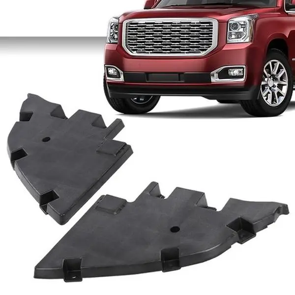 Front Bumper Trim Filler Panels (Left+Right), Direct Fit for 2015-2020 GMC Yukon/Yukon XL Auto Replacement Body & Bumper Parts, 2015-2020 Yukon