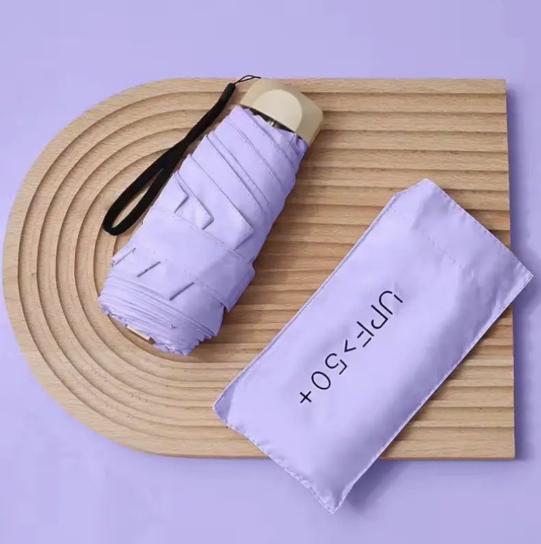 Ultra Light Small Umbrella, Sun-Proof Anti-UV Cover, Dual-Use for Sun and Rain Home Supplies Umbrella