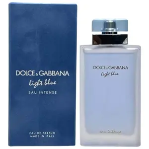 DOLCE & GABBANA Light Blue Eau Intense Eau de Parfum Spray, Fresh & Fruity Fine Fragrance for Women, 3.4 oz
