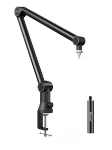 BIETRUN Mic Arm,Mic Stand with Longer Length,Cable Management,Extension Tube,3/8" to 5/8" Adapter, for Live Recording Gaming Podcasting Blue Yeti SM7B