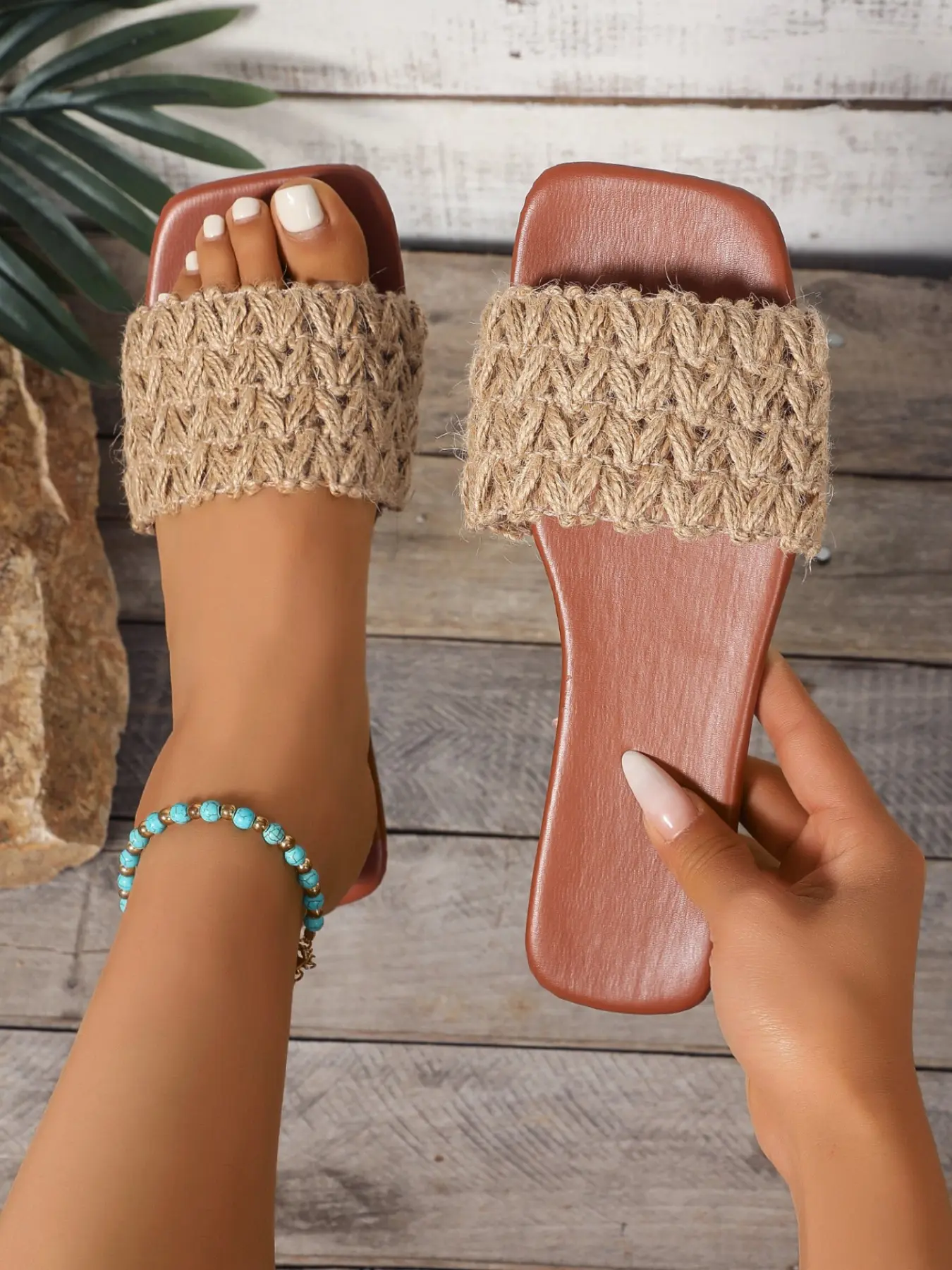 Women's Casual PU Rubber Slippers, Plain Pattern Design, Perfect for Daily Wear & Travel, Comfortable Lightweight Footwear, Shoe