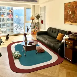 Irregular Shaped Area Rug, Colorful Non-slip Soft Floor Mat, Decorative Carpet for Home Living Room Bedroom, Home Decor