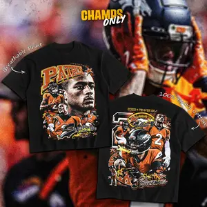 CHAMPS ONLY Patrick Surtain II The PS2 Signature Heavy Cotton Tshirt For Football Fans Menswear Outfit, Gameday Shirt, Direct To Garment Breathable Print