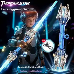 Retractable LED Lightsaber with SoundFlash Sword Expandable Sci-Fi Toy - Flip to Extend Light Up Blade Cool Gadget for Gifts Perfect for Kids and Adults LED Lightsabers