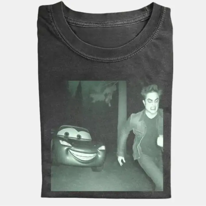 Twilight Vintage Tee, Edward Cullen Run T-Shirt, Meme Cringe Funny Dumb Shirts, Unisex Movie Shirt Menswear Womenswear Streetwear Cotton Top Oversized Classic Clothes Classic Crewneck Apparel