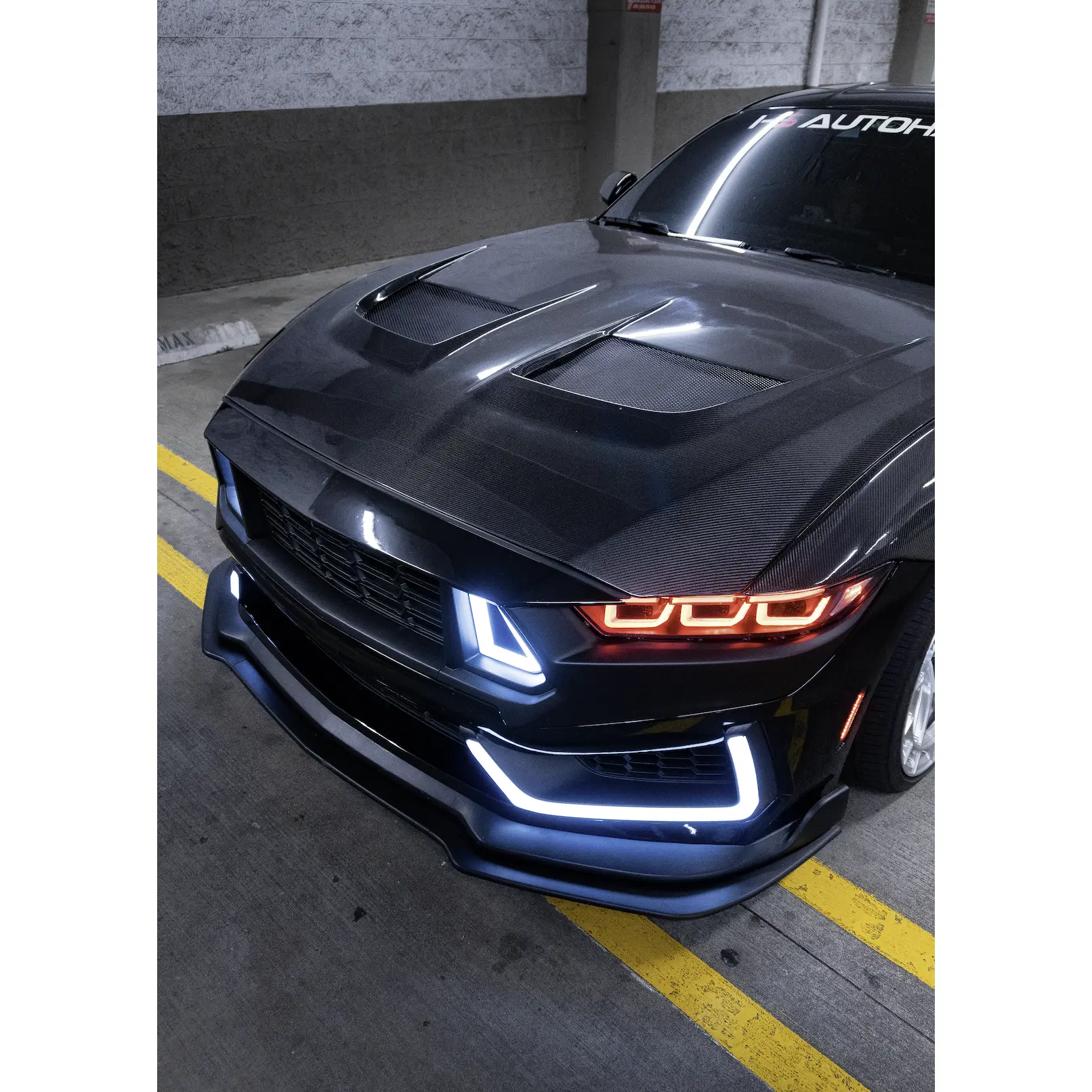 i-5Autohaus GTD Style Carbon Hood for 2024-2026 Mustang