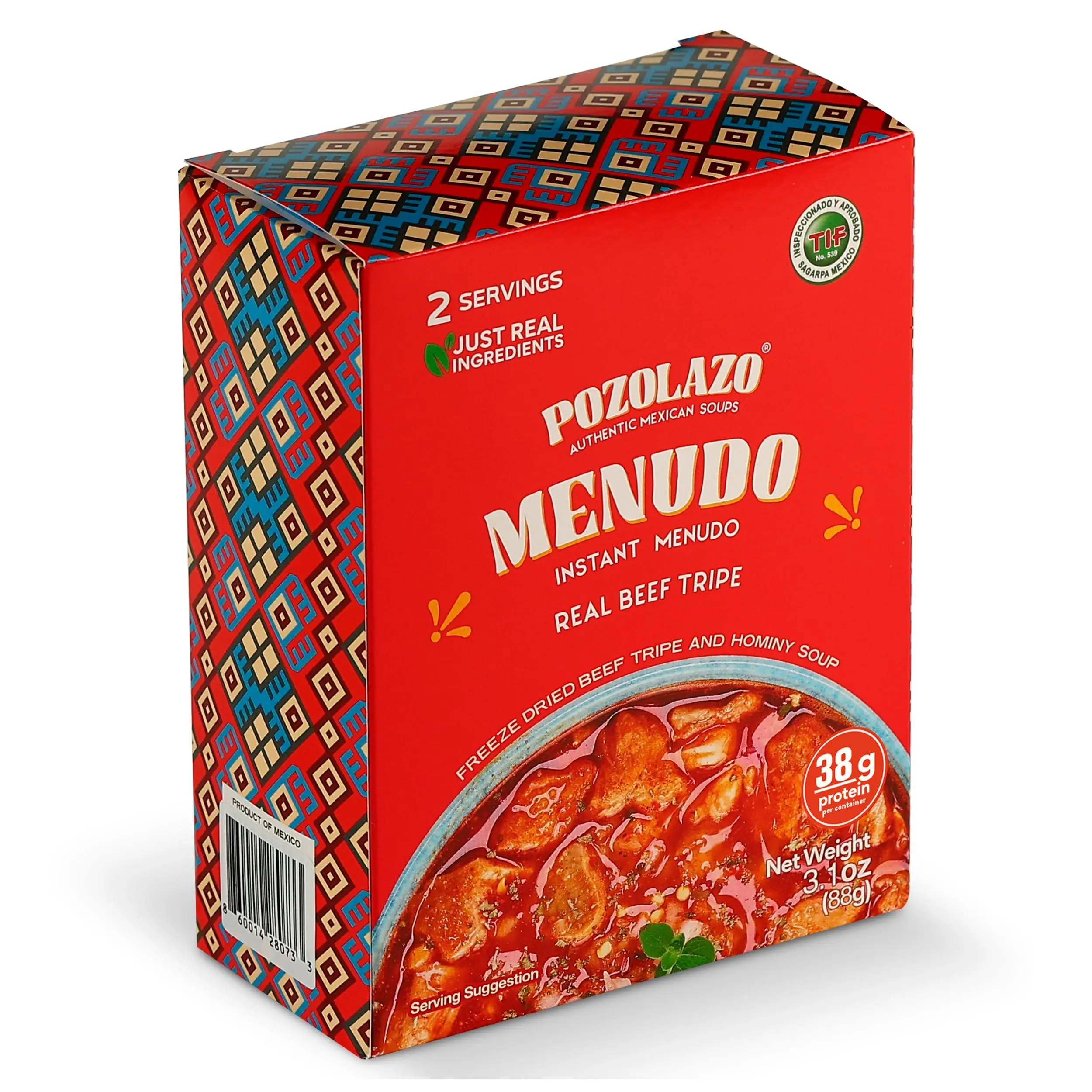 POZOLAZO Menudo, 1 Pack, Instant Freeze-Dried Meal
