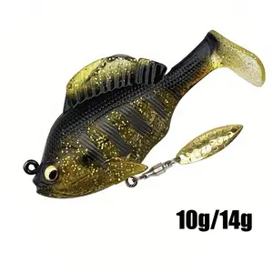 Artificial Fishing Lure (1 Count), Bionic Design Spoon Lures Fishing Bait, Fishing Lure for Freshwater & Saltwater, Portable Outdoor Fishing Tackle Accessories