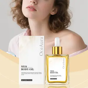 Silk Body Oil Fast Absorbing Long Lasting Moisturizing Non Greasy Deep Nourishing Gentle Body Oil for All Skin Types Hydrating Body Serum for Dry Skin