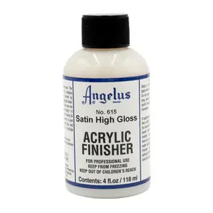 Angelus Satin High Gloss Acrylic Finisher No. 615 4 oz