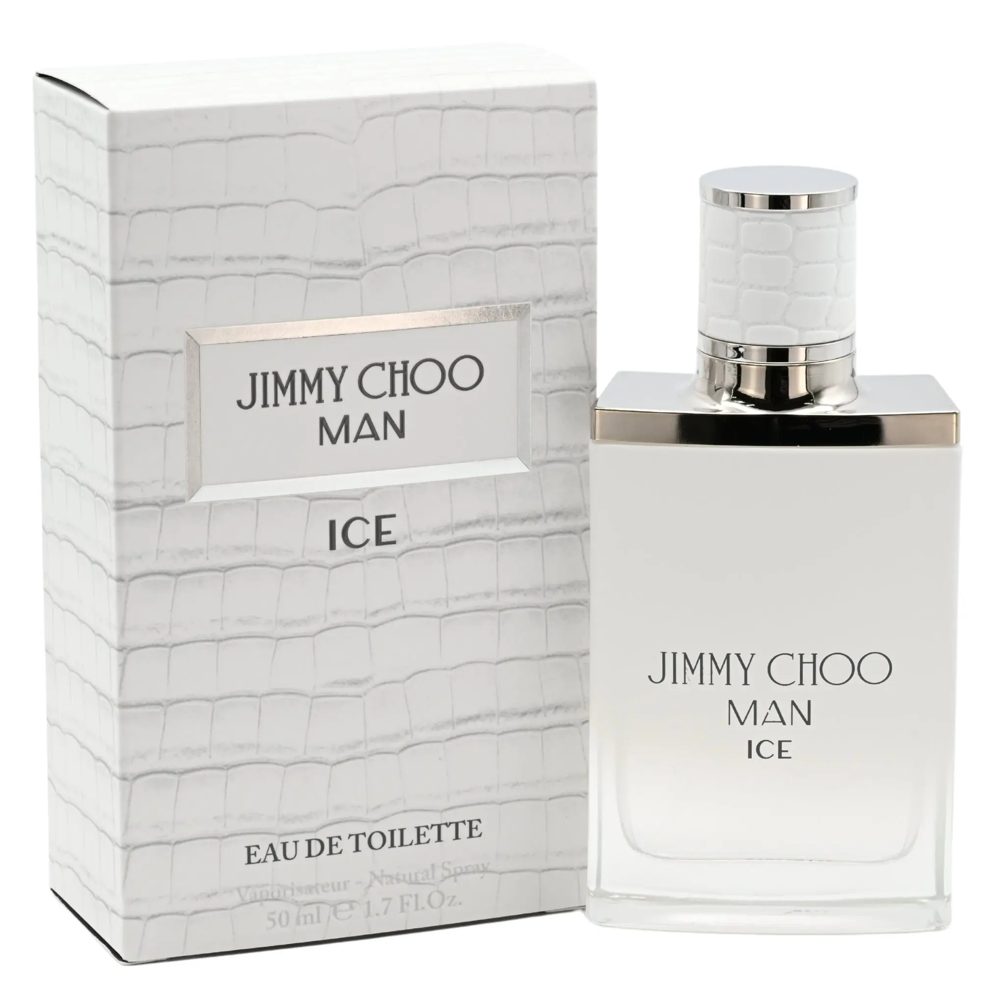 JIMMY CHOO Man Ice Eau de Toilette - 1.7 fl oz Men's Aromatic-Woody Fragrance with Citrus, Cedar, Musk, and Moss Musk Finish Notes, Signature Scent