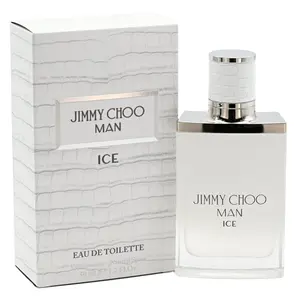 JIMMY CHOO Man Ice Men's Cologne - Intense Bergamot, Woody Musky Fragrance, Woody Aromatic EDT, 1.7 fl oz, New in Box, Ideal for Father's Day & Birthday Gifts for Him