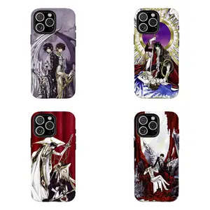 C0de Geass Lel0uch & Suzaku Anime Phone Case, Dark Royal Manga Print Protective Cover,For iPhone 11 12 13 14 15 16 17 for Samsung S22 S23 S24 S25 S26, Trendy Girly Gift,Birthday and Christmas gifts