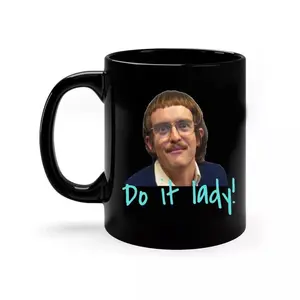 [Sale off up to 65%] Funny Do It Lady Coffee Mug, Chit Do It Lady Mug, Viral TikTok Quote Cup, Funny Aesthetic Motivation Mug, Gift for Friends