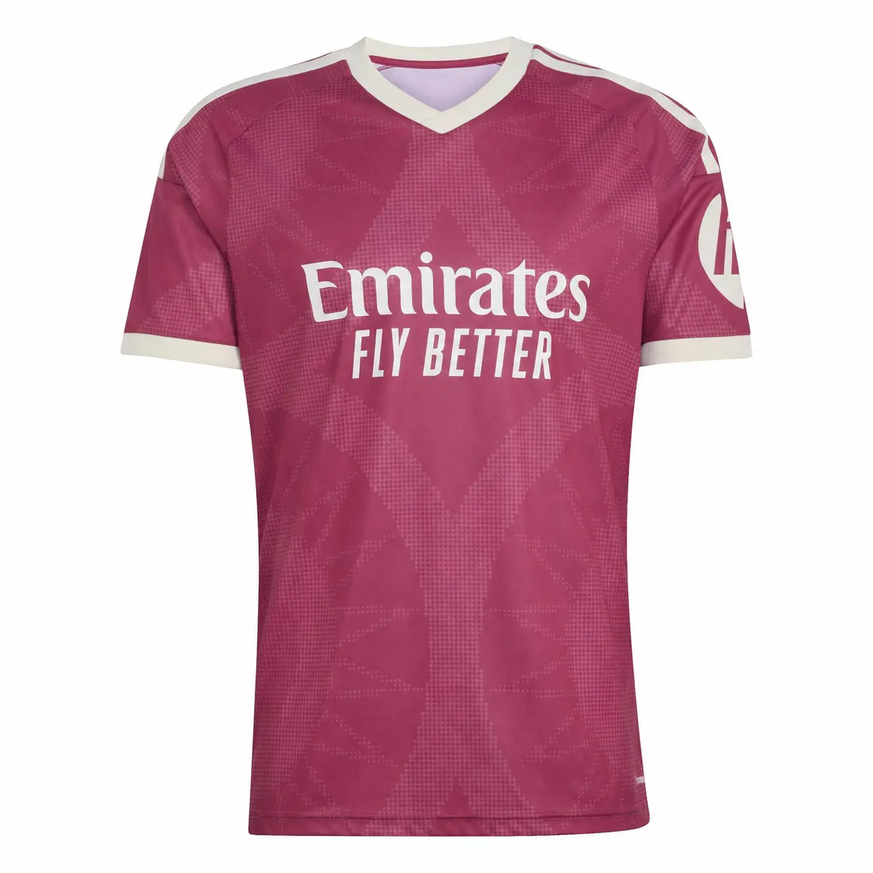 Men’s Magenta Soccer Fan Jersey – V-Neck Short Sleeve Match Day Shirt