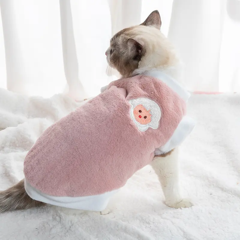 Cute Pet Sweater with Sheep Pattern Design, Warm Fleece Lining, Soft Comfortable Small Medium Pet Clothing, Perfect Gift for Dog Cat Owners, Puppy Clothes, Kitty, Kitten Clothes, Husky Clothes