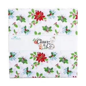 Claus & Co. 10" Square Layer Cake by Melissa Mortenson