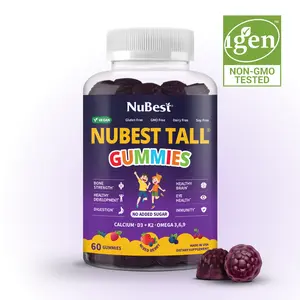 NuBest Tall Gummies | 20+ Nutrients, No Added Sugar