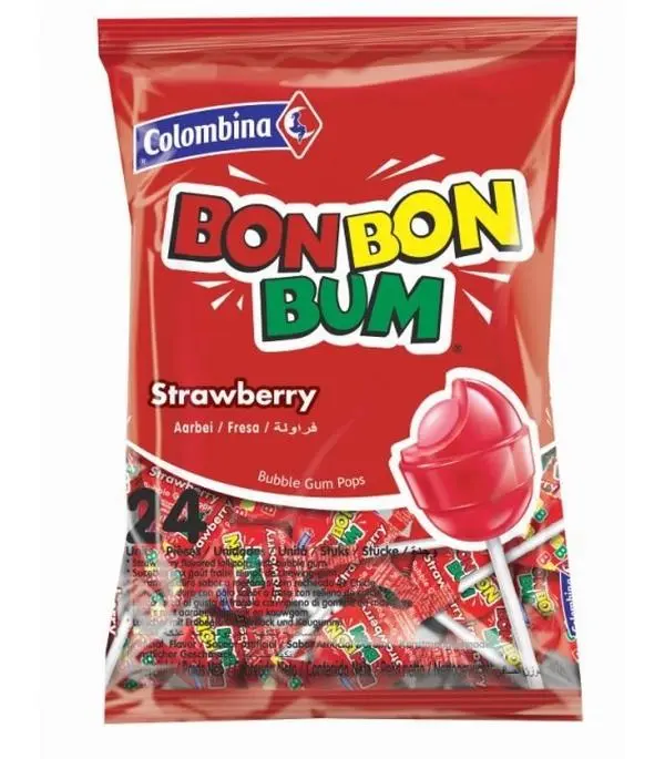 BON BON BOM SABOR FRESA BON BON BOM SABOR FRESA