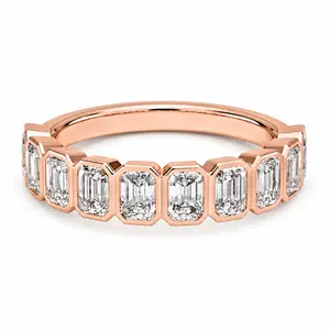 The Oblong — Emerald Cut Diamond Eternity Band