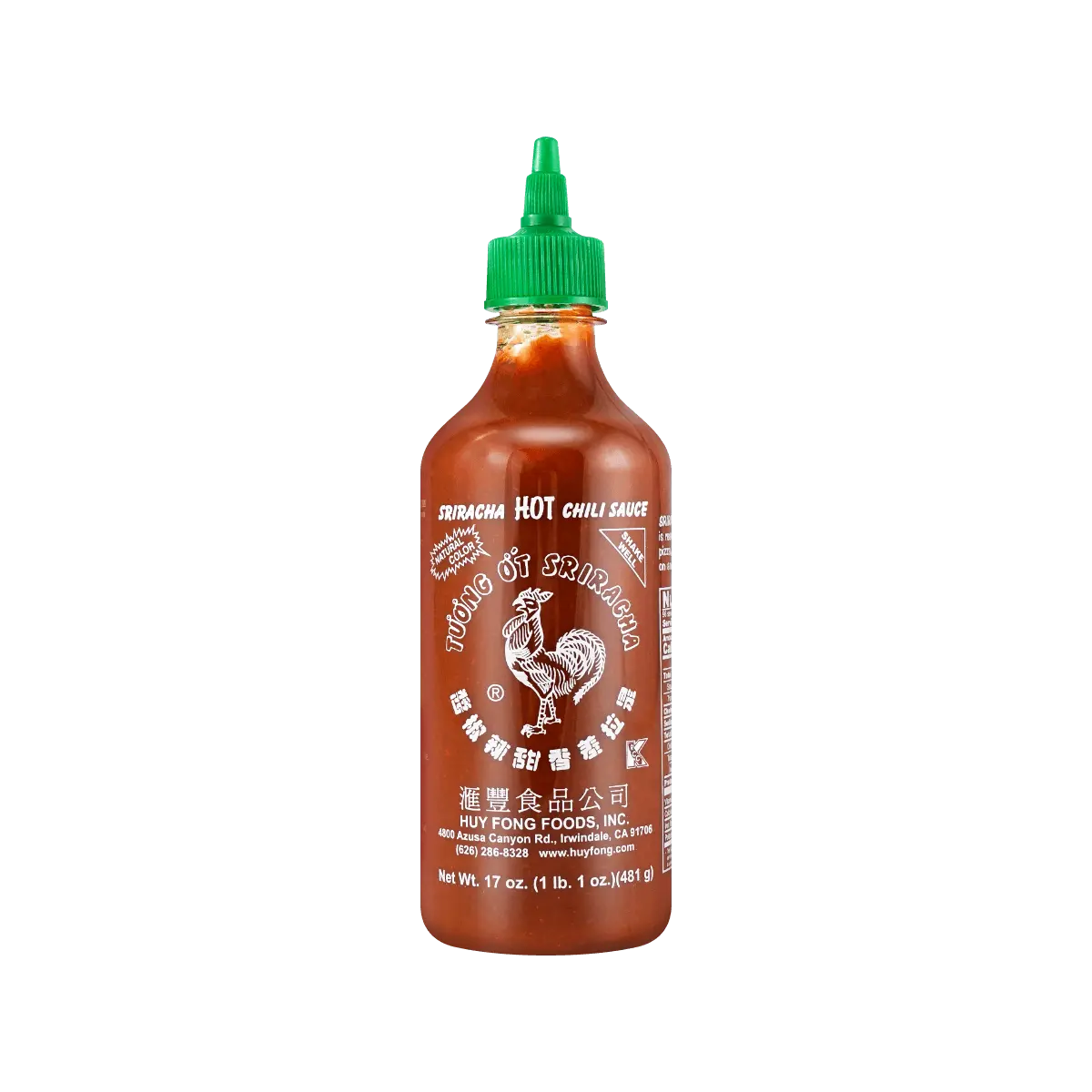 HUY FONG FOODS Sriracha Chili Sauce,17 oz