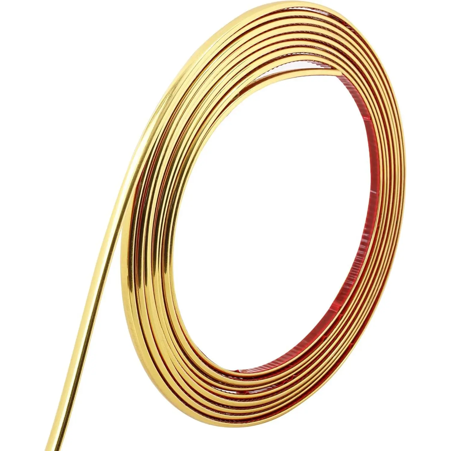 16.4ft Peel and Stick Molding Trim, Flexible Mirror Wall Ceiling Floor Cabinet Tile Edge Moulding