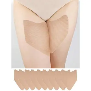 20Pcs Transparent Anti-Chafing Thigh Protection Pads, Invisible Friction Prevention Tape, Comfortable Skin-Friendly Protective Strips for Women Inner Thighs and Calve
