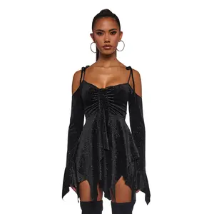 F is For Fairies® Handkerchief Dress - Glitter Velour