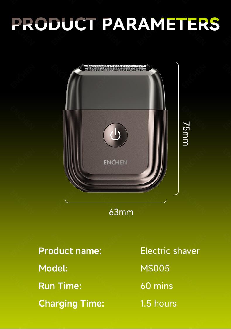 ENCHEN Electric Foil Shavers for Men: Upgraded Mini Electric Razor with 2 Floating Blades & Gears Adjustable - Face Shaver with IPX7 Waterproof Wet/Dry,USB Type CConvenient to carry on trips and give gifts to boyfriends, preferred for dads ENCHEN Electric Foil Shavers for Men: Upgraded Mini Electric Razor with 2 Floating Blades & Gears Adjustable - Face Shaver with IPX7 Waterproof Wet/Dry,USB Type CConvenient to carry on trips and give gifts to boyfriends, preferred for dads