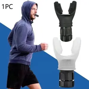 Adjustable Respiratory Resistance Breathing Exercise Device, Portable Lung Capacity Trainer, Abdominal Breathing Sports Accessory
