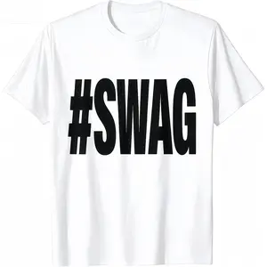 Men Hashtag  Swag T-Shirt