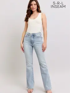 Courtney Judy Blue Light Tummy Support High Waisted Jeans