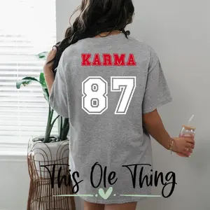 KARMA T-shirt Womenswear Comfortable Fabric
