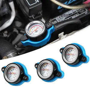 0.9/1.1/1.3 Bar Car Water Tank Temp Meter Pressure Balance Thermo Radiator Cap Temperature Gauge Tank Cover Auto Accessories