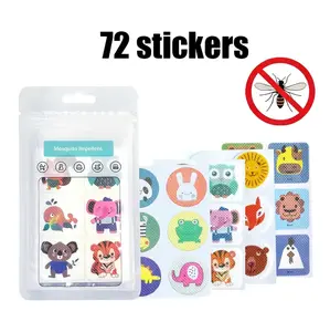 Natural DEET-Free Mosquito Repellent Patches - Shaped Badges with Essential Oils, Mosquito Repellent Stickers for Kids, Travel & Camping Bug Protection