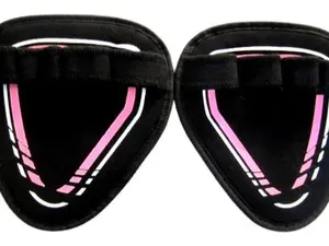 WRESTLING POWER LIFTING HAND SAFETY PINK/BLACK NEOPRENE GRIP PADS GLOVES CP MADE