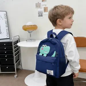New Lightweight Cartoon Dinosaur Minimalist Backpack Suitable for Children Aged 3-6 with a Preference for This Style