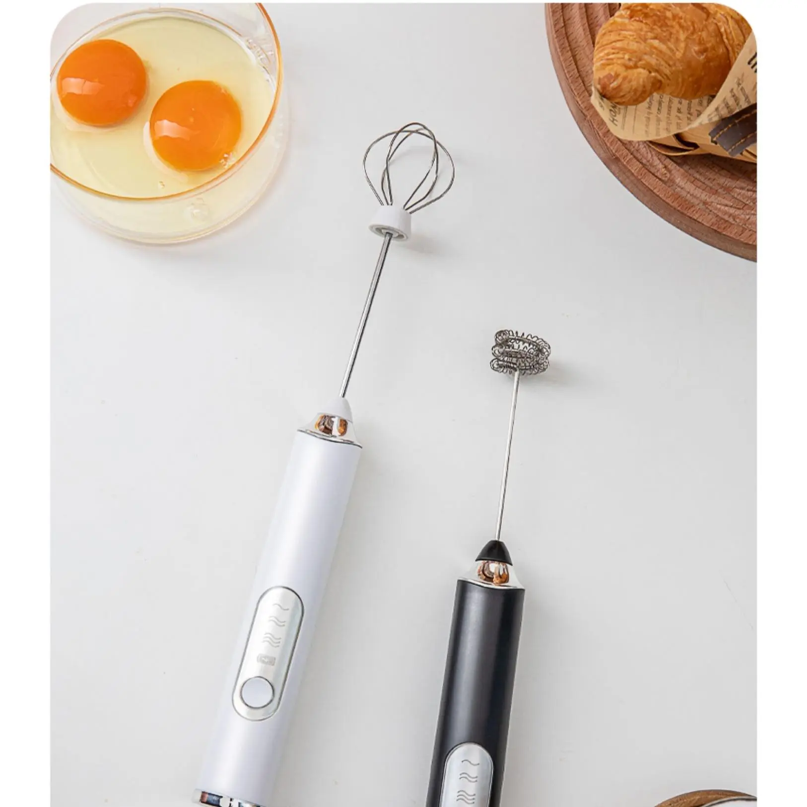 Mini Handheld Electric Egg Beater for Home Baking - Automatic Stirrer for Whipping Egg Whites, Cream and Cake Batter