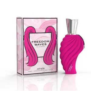 Mirada Freedom Waves Perfume 100 ML - Pear Strawberry Tangerine Bergamot Vanilla Orchid Rose Passionfruit Praline Caramel Lychee Vanilla Patchouli Incense Coffee Licorice Coumarin Papyrus
