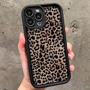 Fashion Leopard-print Phone Case, Decorative Phone Protective Cover, Shockproof Phone Cases Compatible with iPhone 7 X 11 12 13 14 15 Pro Max