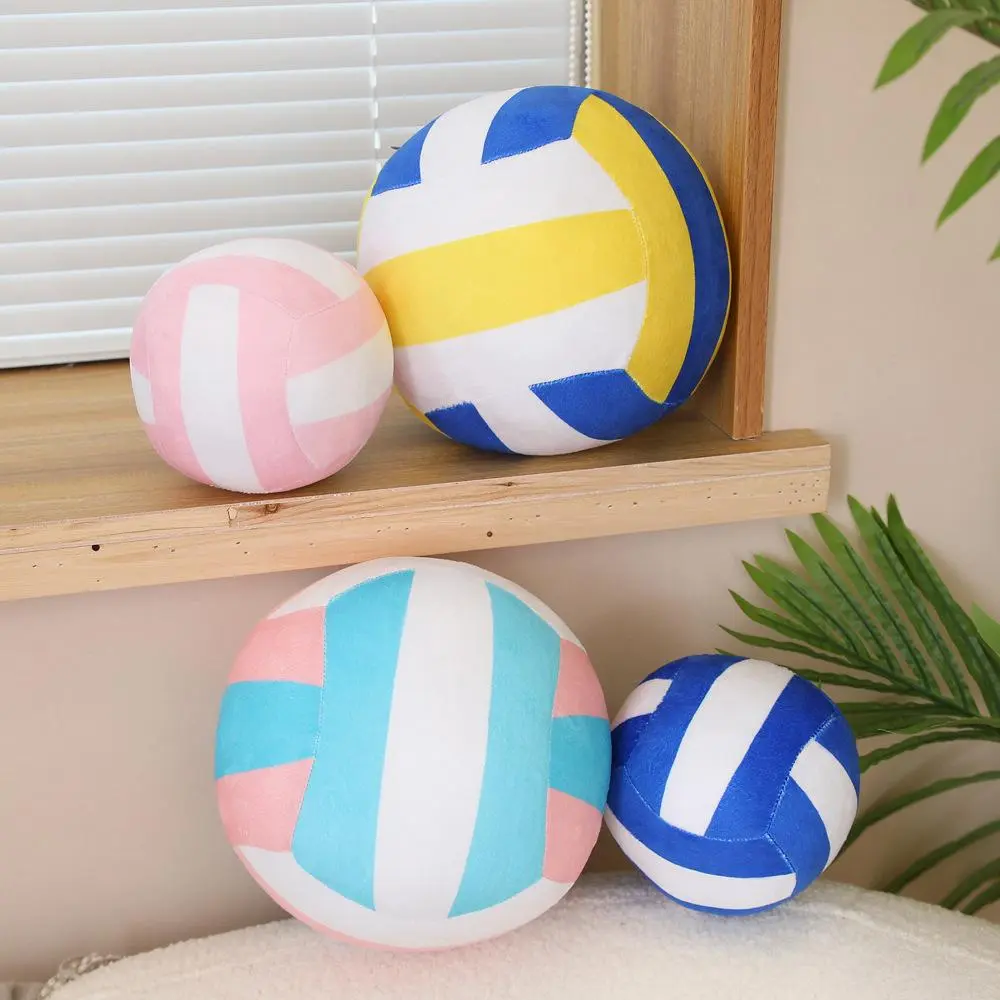 14/22cm Simulation Volleyball Plush Toys Cute Stuffed Toy Pillow Room Decor Doll Throw Cushion for Kids Boys Birthday Gift