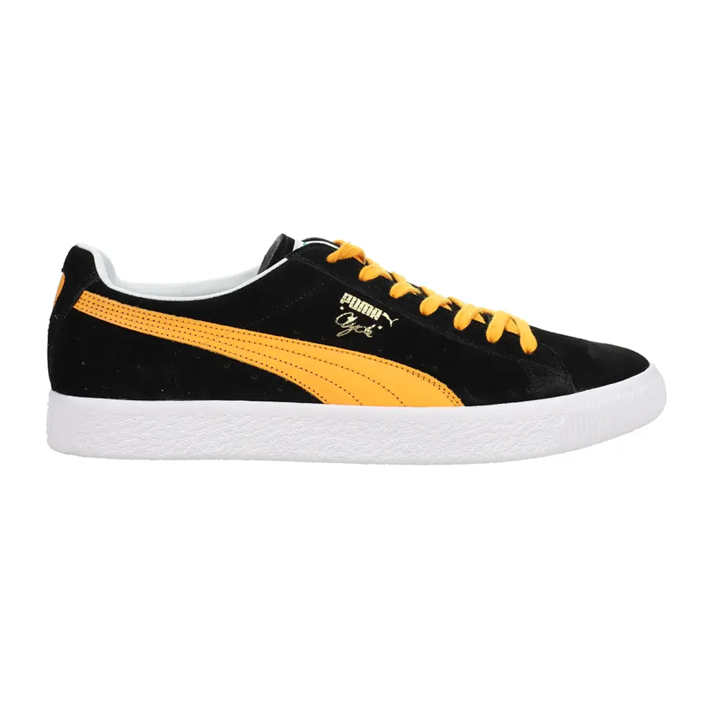 PUMA Mens Clyde Clydezilla Mij Lace Up Sneakers Shoes Casual - Black, Orange
