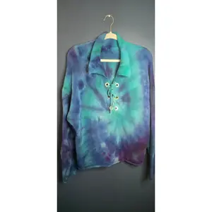 Maurices Lace-Up Waffle Knit Pullover – Size 2XL 💙💜