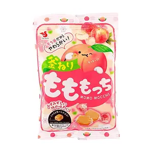 SEIKA Japanese Peach Mochi Gummy Candy 32g - Soft Chewy Fruit Snack